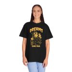 Person wearing a tee with a grinning rubber-hose cartoon cat holding a wrench printed on the front Person wearing a tee with a grinning rubber-hose cartoon cat holding a wrench printed on the front